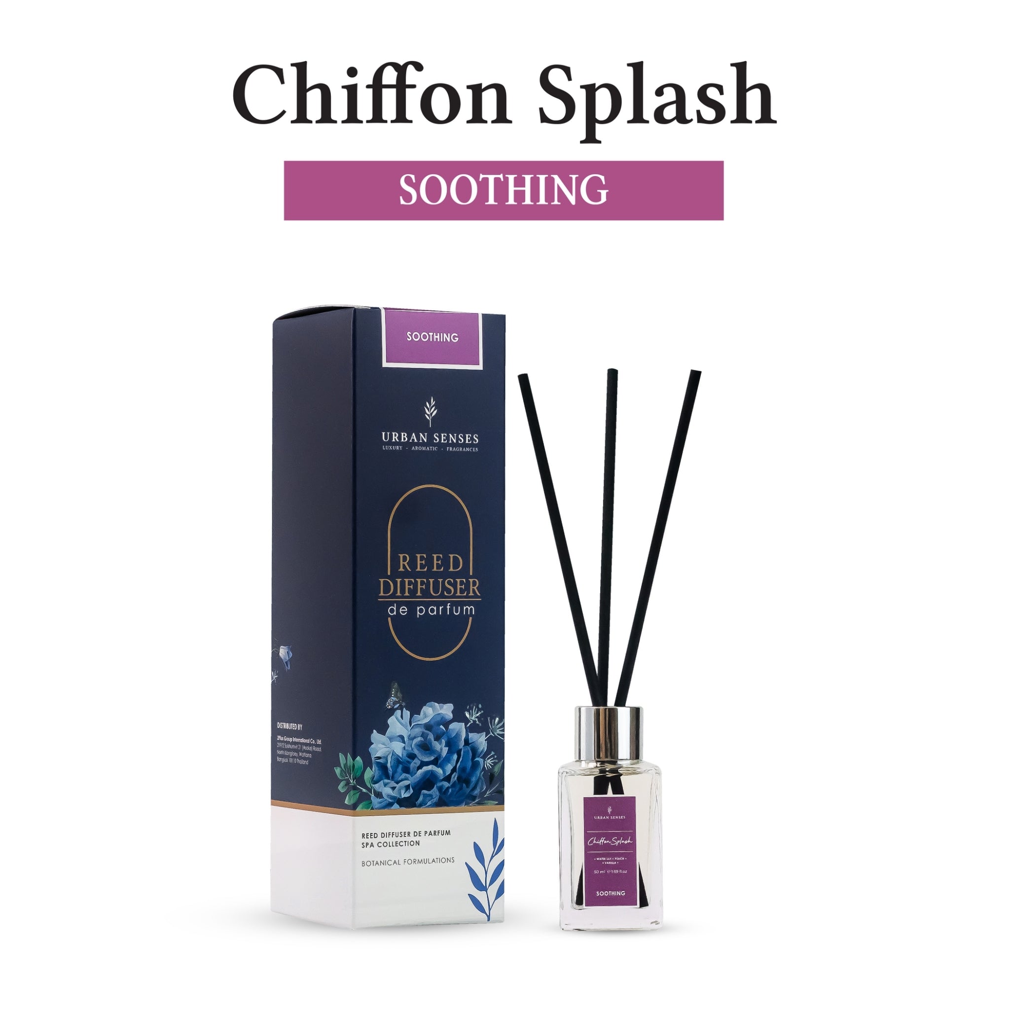 Diffuser Chiffon Splash (50ml) – Urban Senses (Thailand)